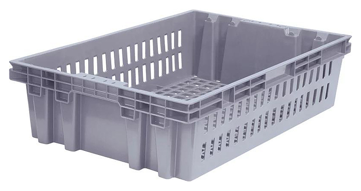 Ящик для хлеба ТАРА.РУ 403 ВС 600х400х152 мм серый