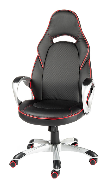 Кресло NORDEN Mustang Х black+red