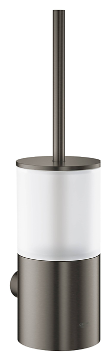 Туалетный ершик в комплекте Grohe Atrio New 40314AL3 темный графит матовый