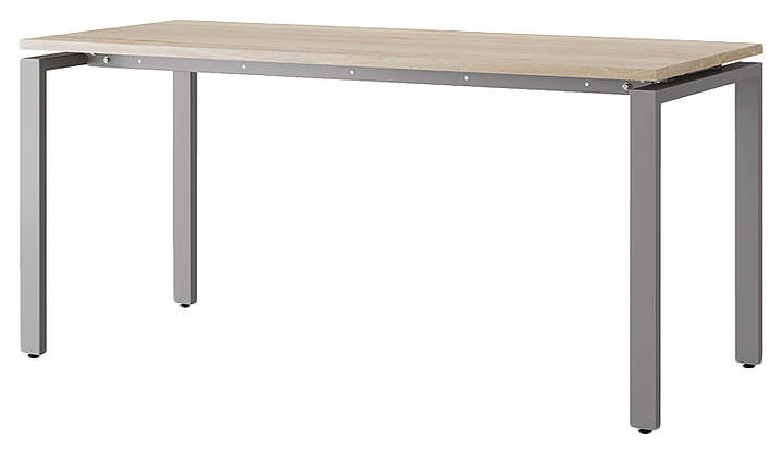 Стол компьютерный КОБОР КP-180/80 aluminum/natural