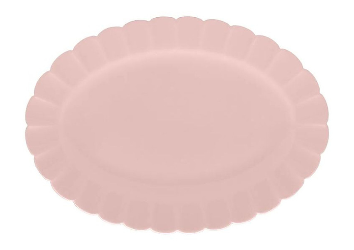 Блюдо овальное Oxford FLORA DALIA 152347 42х30х2.5 см розовый
