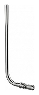 Пресс-угольник Oventrop Cofit PD-HT 1565243, PN 10, 16х2.2 мм, с трубкой 300 мм для подключения отопительного прибора, латунь / медь, никелированный