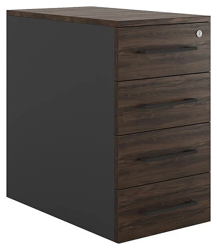 Тумба приставная КОБОР TS4-40/70 black/charlston