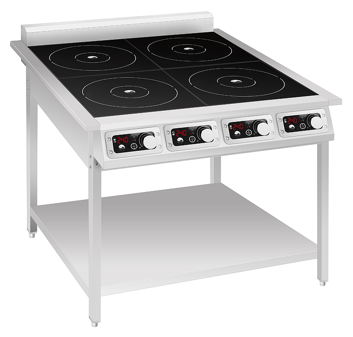 Плита индукционная INDOKOR IN3500-4PRO линия 900 на подставке