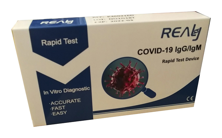 Экспресс-тест на COVID-19 и наличие антител Realy Tech COVID-19 IgM/IgG 1шт.