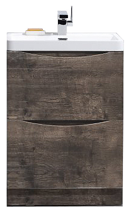 Тумба под раковину BelBagno ANCONA-N-600-2C-PIA-RW темное дерево