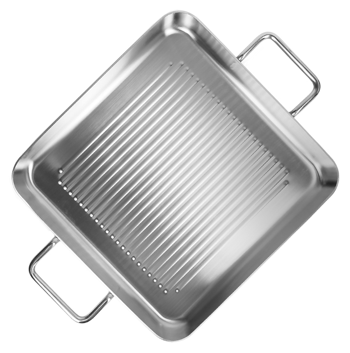 Сковорода-гриль квадратная Luxstahl 280х280