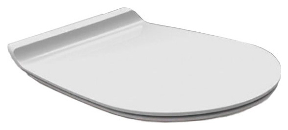 Сиденье для унитаза SIMAS Bormio BR006bi/cr с микролифтом, белый/хром