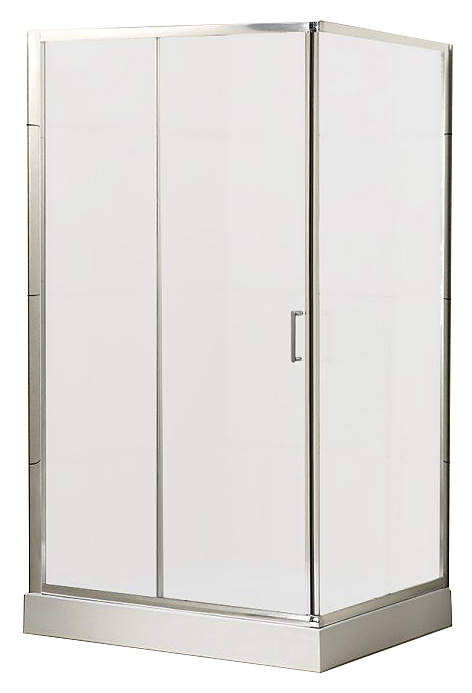 Уголок душевой BelBagno UNO-AH-1-100/80-M-Cr 100x80x185 см, матовое стекло