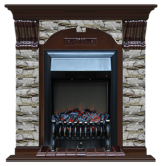 Камин Glenrich Арочный Fobos BL Алтай дуб 46