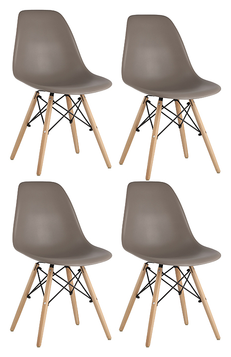 Стул Stool Group Simple DSW темно-серый х4