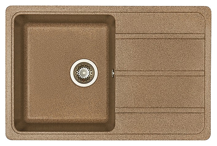 Кухонная мойка AQUATON Аманда 1A712832AD270 терракотовый