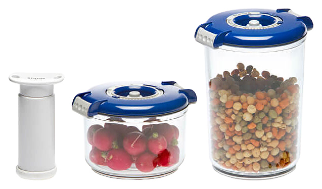 Набор вакуумных контейнеров Status VAC-RD-Round синий