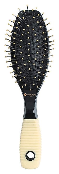 Щетка массажная Hairway Rainbow 08067, 9 рядов