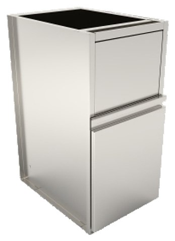 Модуль нейтральный для мусора BSV-inox BNHB6-6