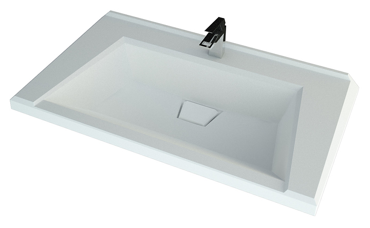 Раковина Andrea Granny 80 80х46 см, белая