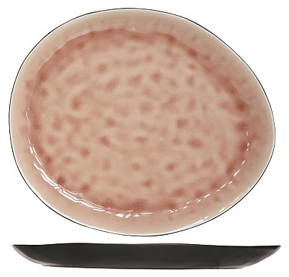 Тарелка овальная Cosy & Trendy Laguna old rose 1690517 270х230х20 мм