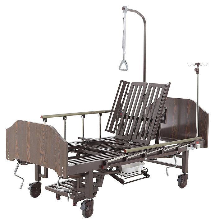 Кровать медицинская механическая Med-Mos YG-5 (ММ-5124Н-00) с РУ