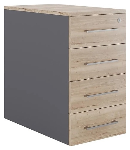 Тумба приставная КОБОР TS4-40/70 graphite/natural