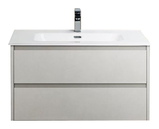 Тумба с раковиной BelBagno KRAFT-900-2C-SO-BO + LOV-900-LVB белый матовый
