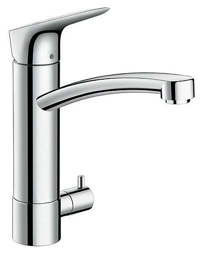 Смеситель для кухни Hansgrohe Logis 71834000 с запорным вентилем для посудомоечной машины