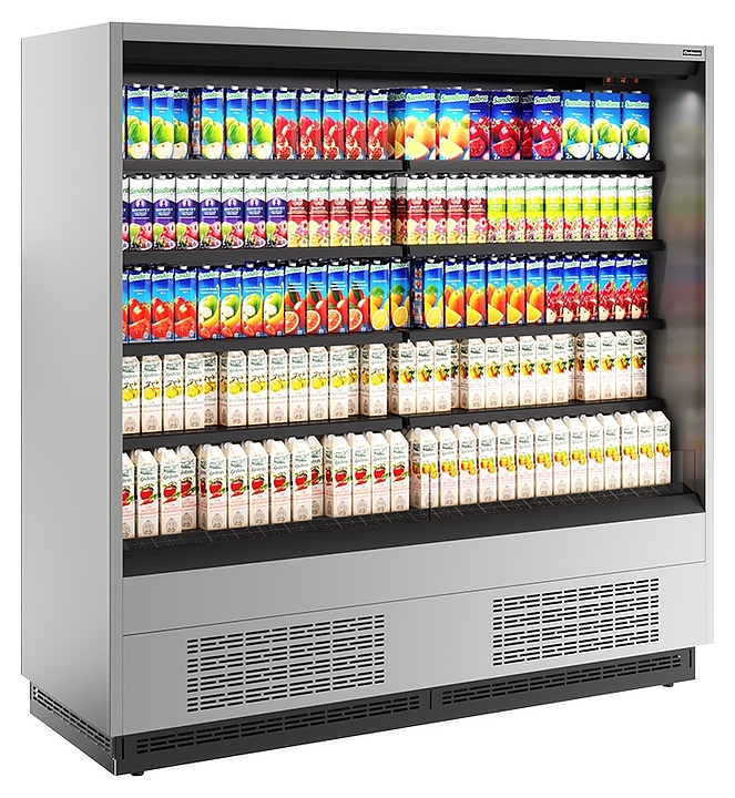 Горка холодильная Carboma FC 20-07 VM 1,9-2 версия 2.0 0300 (бок металл) 9006-9005