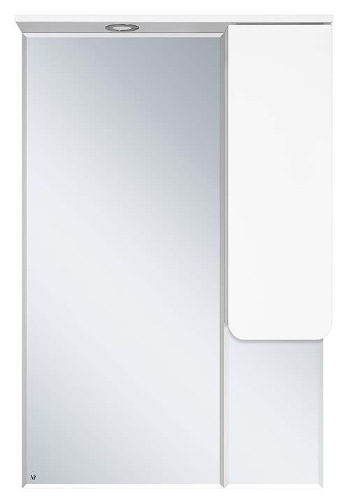 Шкаф зеркальный Misty Чегет-65 65х100 см с подсветкой, правый, белый