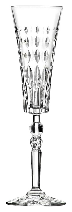 Бокал флюте для шампанского RCR Cristalleria Italiana Marilyn 27280020006 170 мл (хрустальное стекло)