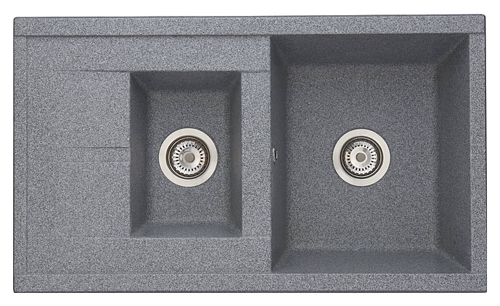 Кухонная мойка AQUATON Делия 1A716232DE230 87 серый