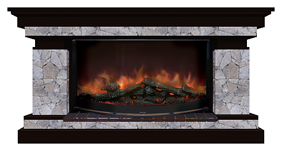 Камин Glenrich Брайтон R 86 Марсель венге