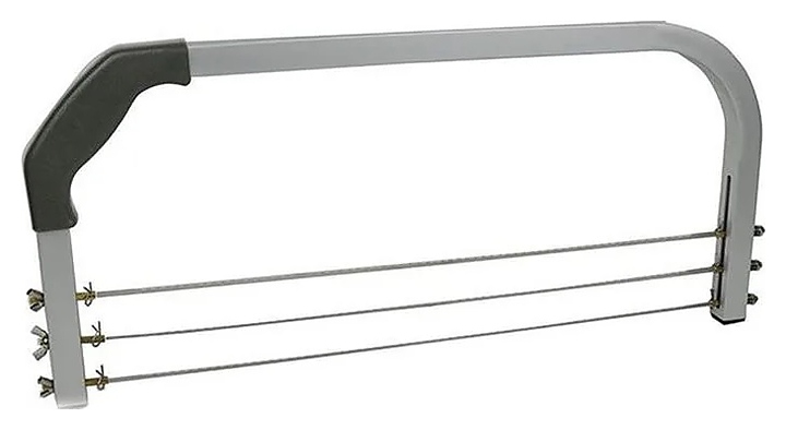 Нож-пила кондитерский Restopit рп320 с 3 лезвиями l=45,5 см (алюминий) с пластиковой ручкой