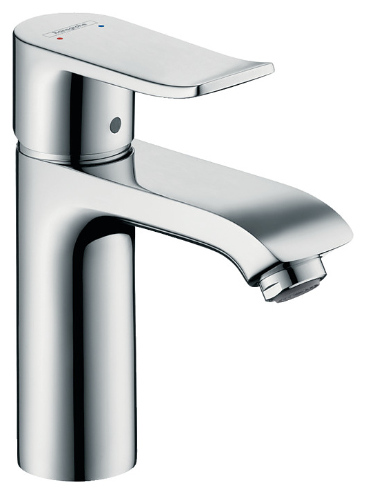 Смеситель для раковины Hansgrohe Metris 31080000 со сливным гарнитуром