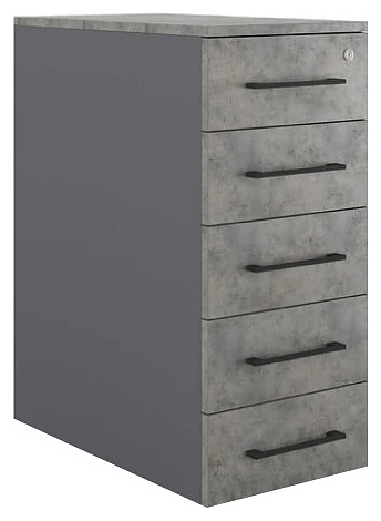 Тумба приставная КОБОР TS5-40/60 graphite/chicago