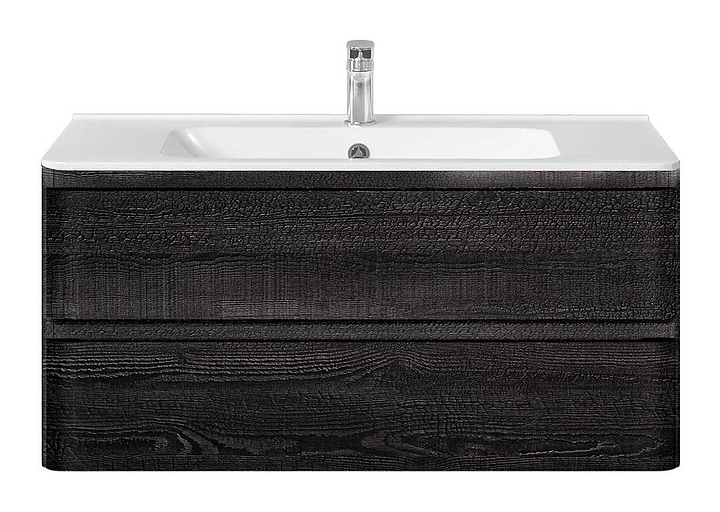 Тумба под раковину Vincea Vico 1000 Carbone 99,5х46,6 см, подвесная, карбон