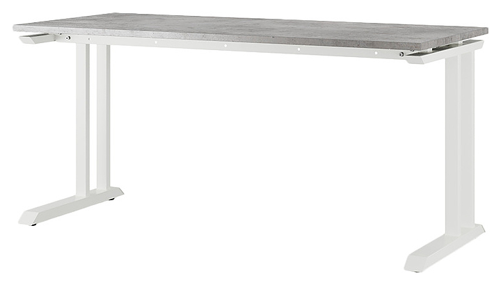 Стол офисный КОБОР L1-100/60 white/chicago