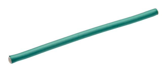 Бигуди-бумеранги Sibel 4222129, 180х10 мм, 12 шт., зеленые
