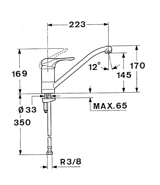 Смеситель Teka MB L хром