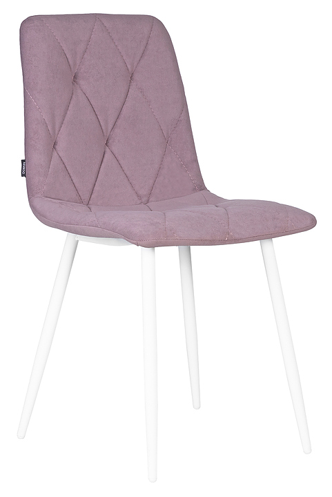 Стул обеденный DOBRIN 006 CHILLY ROMBO (лавандовый, белый)