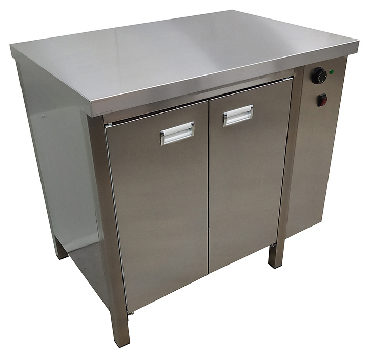 Стол тепловой ЦМИ СТТпДР-150/70 (распашные двери, без борта)