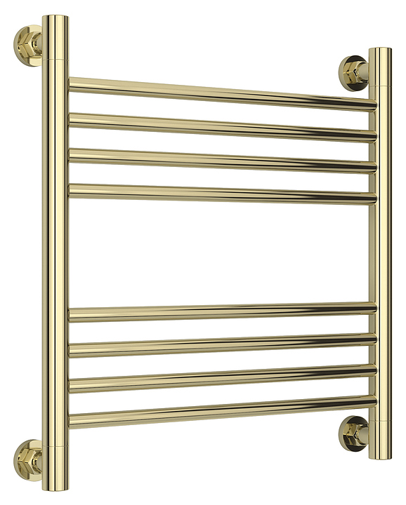 Полотенцесушитель водяной Сунержа Богема+ 50x50 см с прямой перемычкой, шампань