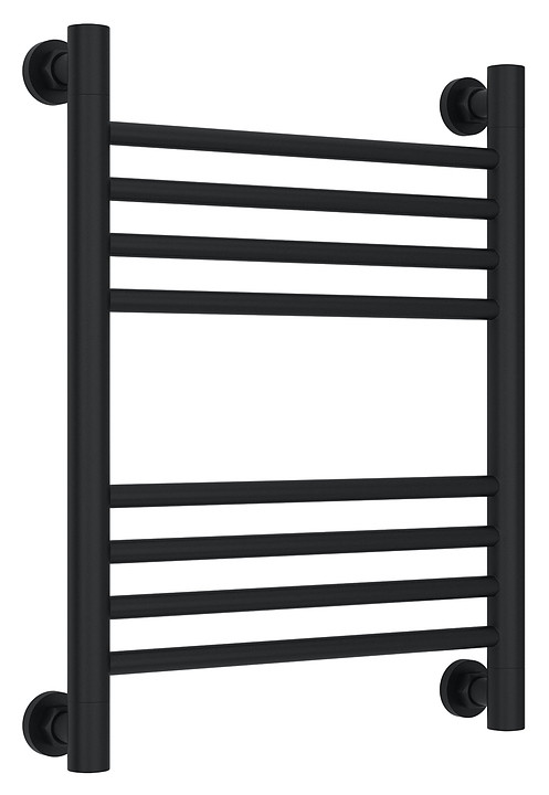 Полотенцесушитель водяной Сунержа Богема+ 50x40 см с прямой перемычкой, черный матовый