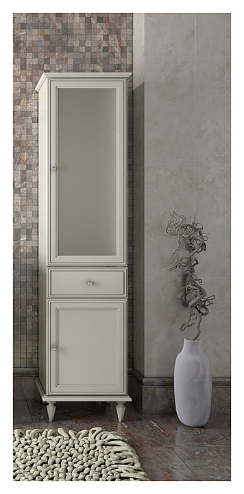 Шкаф-пенал OPADIRIS Санрайз Z0000006539, правый, слоновая кость