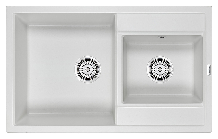 Мойка кухонная Paulmark Tandem PM238250-WH белая