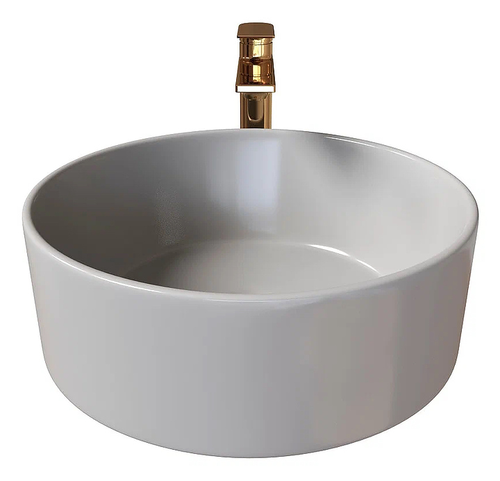 Раковина Grossman GR-3013GM 40х40 см, серая матовая