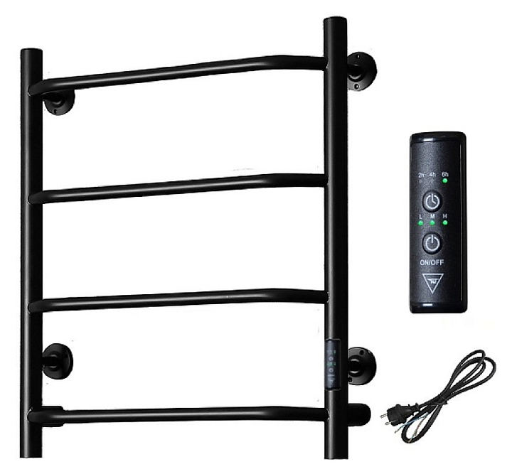 Полотенцесушитель электрический Тругор Пэк сп 6 60х50 см, черный