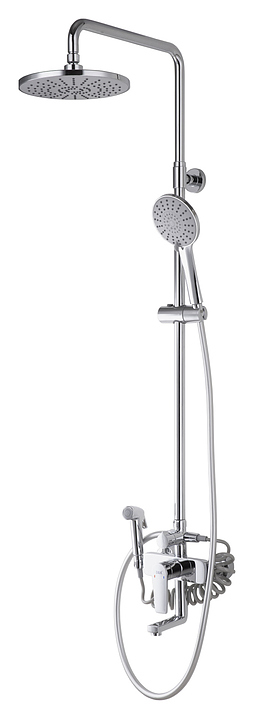 Стойка душевая D&K Bayern.Fürth DA1524701B18 с гигиеническим душем