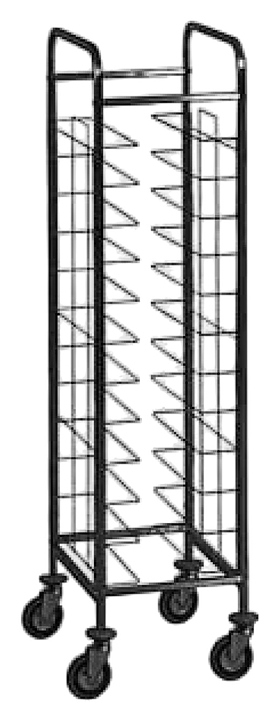 Тележка-шпилька для подносов Metalcarrelli 1472 U