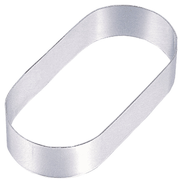 Форма для торта овальная Pujadas 771.025 l=25 см (нерж. сталь)