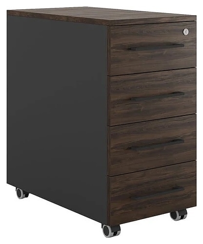 Тумба мобильная КОБОР TМ4-40/80 black/charlston