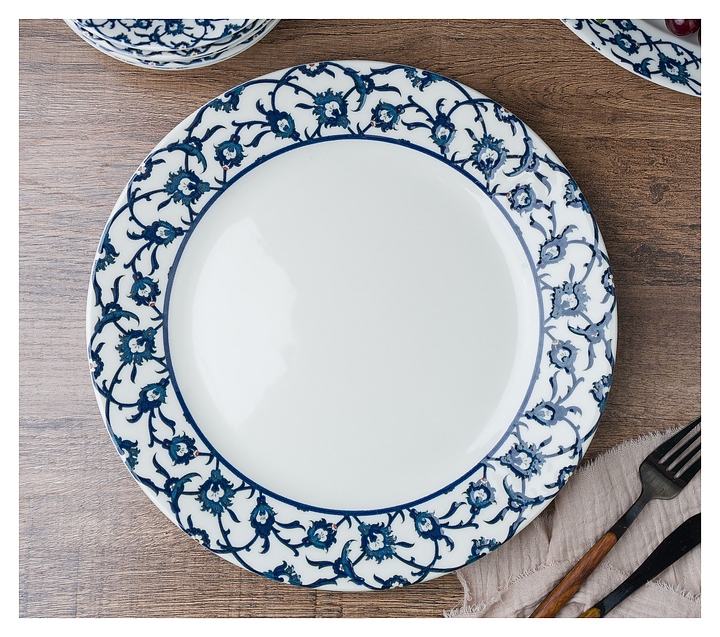 Тарелка плоская Tulu Porselen Anka ANK30DUDB3277 30 см